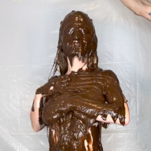 Slimed Models: Eliza Topless Cakesit, Caked, Pied, Chocolated, and Pied Some More!