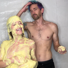 Slimed Models: Eliza Vs. Drew: Co-Ed WAM With Unknown Outcome