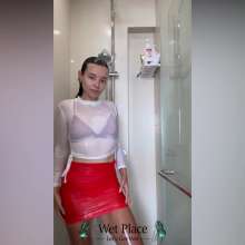 WetPlace: Stunning Anny Shower Orange Skirt
