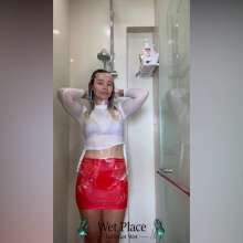 WetPlace: Stunning Anny Shower Orange Skirt