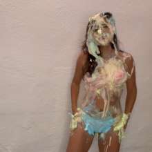 RevSlymsford: Thiswas Girl Pied + Slimed In Just Her Bra + Knickers