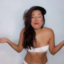 RevSlymsford: Thiswas Girl Pied + Slimed In Just Her Bra + Knickers