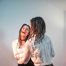 Wet Live Team: Ticklish Schoolgirls Fooled around in the Pool and Got Wet