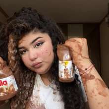Wam Bagheera Studio: Welcome Dannie!  Messy Nutella Hair Treatment