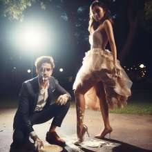 Lavette: Couples in Formal Attire- Wetlook and Messy!