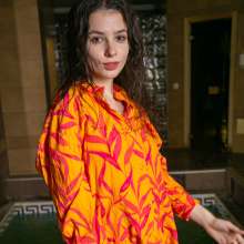 wet.look.me: Wetlook girl gets wet in Pajamas in the pool | Wetlook.biz