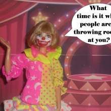 Twilight Man: The Diminutive Divas:  Clownin' Around