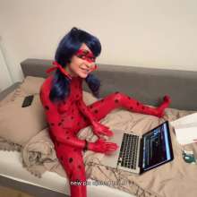 Your Wet Cat: Ledybug and Cat Noir Latex Paint