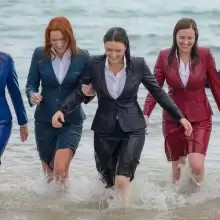 soakher: The office ladies return to the ocean
