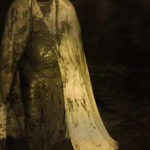 Swamp Angel: 89 Part2 Bold Mud Long Latex Skirt and Long Cape Hooded