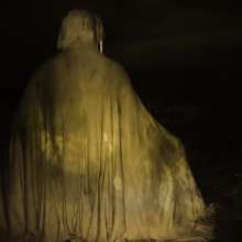 Swamp Angel: 89 Part2 Bold Mud Long Latex Skirt and Long Cape Hooded