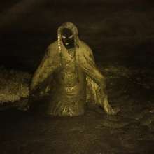 Swamp Angel: 89 Part2 Bold Mud Long Latex Skirt and Long Cape Hooded