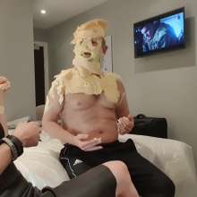 CustardFlanman: Araneae Shorts (Woman Pies Man)