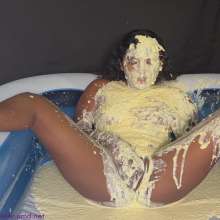 RevSlymsford: Brigitte's Hot Wank While Being Covered In Creamed Corn
