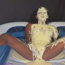 RevSlymsford: Brigitte's Hot Wank While Being Covered In Creamed Corn