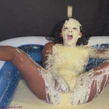 RevSlymsford: Brigitte's Hot Wank While Being Covered In Creamed Corn