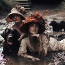PzzzP: Classsic women in muddy water
