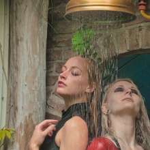 eileenvogel: W468 Eileen with queenofhell catsuit wetlook