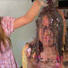 RevSlymsford: Dymphna Cling Filmed And Savoury Trashed By Luna + Ana
