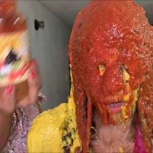 RevSlymsford: Dymphna Cling Filmed And Savoury Trashed By Luna + Ana