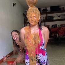 RevSlymsford: Dymphna Cling Filmed And Savoury Trashed By Luna + Ana