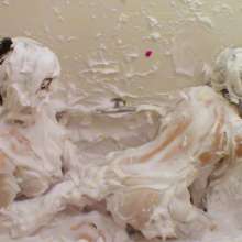 Slime Sirens: Explosive Shaving Cream Filled Balloons in the Tub!
