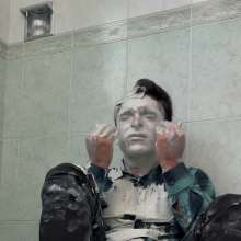 MessyGuys: Feet Lover Covers Himself in White Slime and Eggs