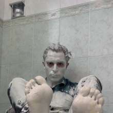 MessyGuys: Feet Lover Covers Himself in White Slime and Eggs