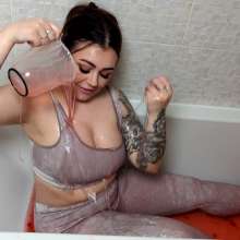 KaciePrincessofWAMclips: Gym Slime Bath