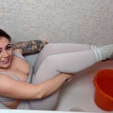 KaciePrincessofWAMclips: Gym Slime Bath