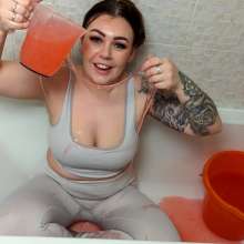 KaciePrincessofWAMclips: Gym Slime Bath