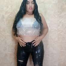 Hikari-Studio-Wam: Hikari Takes a Shower with Her Latex Boots and Jeans