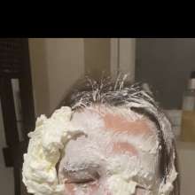 Galactico91: My wife gets pied part 3!