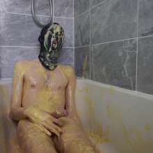 JustinGetsMessy: Justin's Custard Masturbation