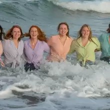 soakher: Jeans in the ocean