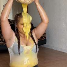Wam Bagheera Studio: Latex Pants and Many Eggs for Nicole