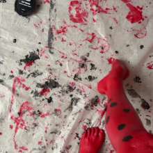 Your Wet Cat: Ledybug  Latex Paint Only Girl Cosplay Body Art