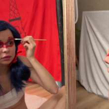 Your Wet Cat: Ledybug  Latex Paint Only Girl Cosplay Body Art