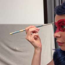 Your Wet Cat: Ledybug  Latex Paint Only Girl Cosplay Body Art