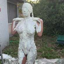 Slimed Models: New Model Bianca Slimed for the First Time!
