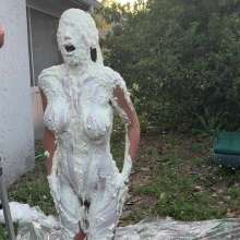 Slimed Models: New Model Bianca Slimed for the First Time!