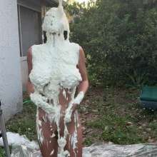 Slimed Models: New Model Bianca Slimed for the First Time!