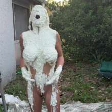 Slimed Models: New Model Bianca Slimed for the First Time!