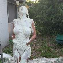 Slimed Models: New Model Bianca Slimed for the First Time!