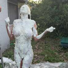 Slimed Models: New Model Bianca Slimed for the First Time!