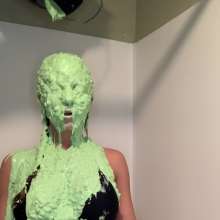 Slimed Models: New Model Jenny Slimed for the First Time