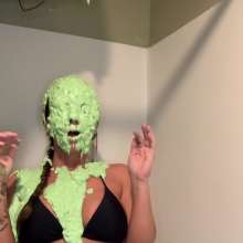 Slimed Models: New Model Jenny Slimed for the First Time