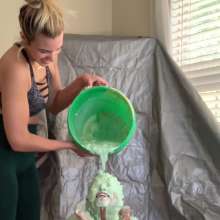 Slimed Models: Scarlett Sliming Other Girls With Fish Slime Compilation