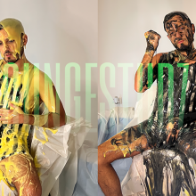 WM992: Slimed in Yellow and Black Gunge