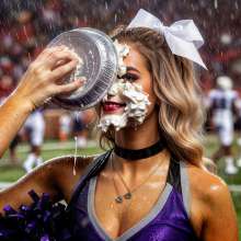 Sleazoid44: Pied Cheerleaders